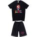 Men's Clothing Casual Short-Sleeved Shorts Suit Manana Sera Bonito Letter Print T-Shirt Suit_viptrois.com