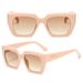 Retro Black Square Sunglasses - Slim Korean Style UV400 Sunglasses For Men (High-End Lightweight Frame, Outdoor & Fashion)_viptrois.com