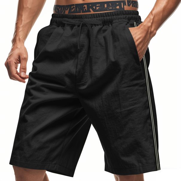 Men's Clothing New Men's Casual Sports Beach Simple Loose Thin 5 Point Shorts Men_viptrois.com