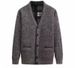 Men’s Winter Plush Cardigan – Thickened V-Neck Sweater (Greyish/Burgundy/Camel/Blue-Gray/Smoke Gray, L-4XL)_viptrois.com