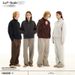 Men's Striped Fleece Half-Zip Sweatshirt - Soft Stand Collar Pullover For Casual & Sporty Wear (Black, Grey) - Lightweight & Comfortable_viptrois.com