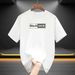【DORAE】Unisex Oversized T-shirt (100% Cotton) Off-White ("BlackJACK Typography" Print & Minimalist Casual Design) – Casual Style For Everyday Casual_viptrois.com
