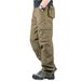 Men's Multi-Pocket Cargo Pants – Rugged Cotton Workwear With 6/8 Utility Pockets & Relaxed Fit_viptrois.com