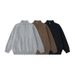 Pure Wushu Men's Clothing 25 Autumn Winter New Simple Versatile Solid Color Zipper Casual Sweater Melard Knitted Stand Collar_viptrois.com