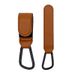 1/2pcs PU Leather Baby Bag Stroller Hook Pram Rotate 360 Degree Rotatable Cart Organizer Pram Hook Crochet Stroller Accessories_viptrois.com