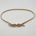 Korean version of small fragrant style fashionable diamond inlaid angel wings elastic waist chain leaf buckle women's_viptrois.com