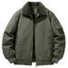 Men's Clothing Autumn And Winter New Style Lambskin Jacket Workwear Men's Plus Velvet Thickened Cotton Coat Warm Lapel Cotton Casual Cotton Coat_viptrois.com