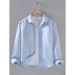 Pure Linen Men's Shirt Casual Collar Shirt Large Loose And Versatile Clothes Trendy_viptrois.com