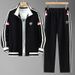 Men's Clothing Large Size Fat Man Sports Suit Men Autumn Obese Men's Sweatshirt Plus Fat Plus Trendy Brand Fat Man Casual Two Piece Suit_viptrois.com