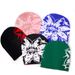 Urban Jacquard Knit Beanie - Stylish Unisex Winter Hat With Sunflower Pattern, Streetwear Fashion For Men And Women_viptrois.com