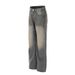 Men's Clothing Faded Bootcut Straight Wide Leg Casual Jeans For Men_viptrois.com