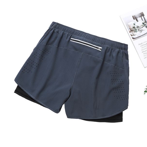 Men's clothing sweat wicking sweatpants Fitness running slim shorts_viptrois.com