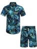 2026 New Men's Beachwear Set For Summer - 2-piece Floral Shirt And Shorts_viptrois.com
