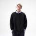 Men's Clothing Faux Two Piece Color Blocked Design Shirt Collar Sweatshirt Men's Spring And Autumn New Loose Trendy Versatile Couple Jacket Top_viptrois.com