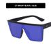 Purple Oversized Cat Eye Sunglasses - Women's Retro Fashion Shades For Street Style & Driving UV400 Protection One-Piece Frame_viptrois.com