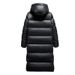 New Black Gold Down Men's Long Jacket Winter Thickened Work Clothes Hooded Warm Casual Wear_viptrois.com