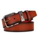 VOOTHOST Fashion New Leather Men's Belt High Quality Metal Alloy Pin Buckle Adult Brand Design Jeans Business Casual Belt F0198_viptrois.com