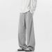 Men's Retro High Street Cargo Pants - Oversized Straight-Leg Joggers With Patchwork Design, Streetwear Essentials For Casual & Urban Style_viptrois.com