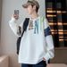 Sweatshirt Men's Spring And Autumn Loose Plus-size Casual Long-sleeved T-shirts Without Hats And Hoodies Are Trendy_viptrois.com