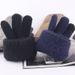 Sports Gloves Skiing Cycling Motorcycle Hiking Touch Screen Gloves Men's Gloves Warm With Fleece Thickened Finger Knitting Touch Screen_viptrois.com
