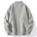 Men's Slim Fit Knit Zip-Up Cardigan Semi-Turtleneck Casual Sweater For Autumn Winter_viptrois.com