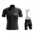 2025 New Summer Short Sleeve Men's Cycling Jersey Set Moisture-Wicking Bicycle Clothing_viptrois.com