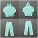 men's y2k casual wide leg pants suit hooded sweatshirt sweatpants twopiece set trendy embroidered loose fit for spring autumn_viptrois.com