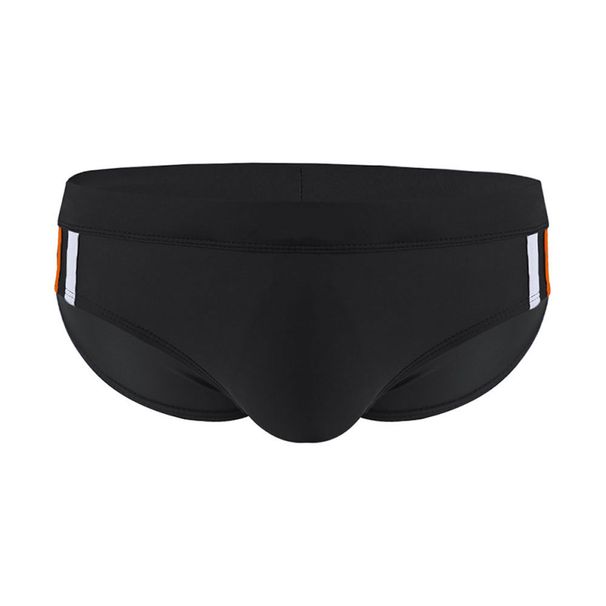 Men's Solid Color Triangle Swim Briefs - Slim Fit Nylon Swimming Trunks For Beach, Surf & Pool Featherlight Comfort_viptrois.com