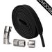Lazy Shoelaces Free Switch Fixed Buckle Men And Women Free Tie Elastic Elastic Black And White Widened Rope_viptrois.com