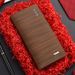 INNERSOi Slim Men's Long Bifold Wallet With Zipper Coin Pocket – Ultra-Thin RFID Blocking Leather Wallet For Travel & Business (Blue, Light Brown)_viptrois.com