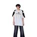 Men's Clothing Style Shoulder Pad Short Sleeved T Shirt Three Stripes Men And Women Street All Match_viptrois.com