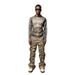 Men's Camouflage Pleated Cargo Pants Loose Fit Drawstring Casual High Street Trendy Outdoor Tactical Pants_viptrois.com