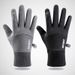 Unisex Outdoor gloves men's winter fleece warm touch screen non-slip riding mountaineering skiing waterproof windproof sports gloves_viptrois.com