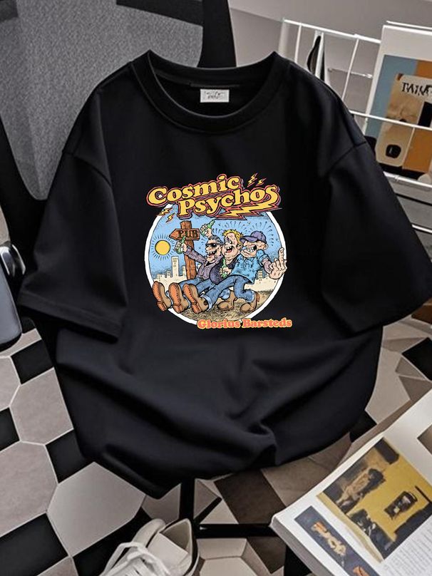 Cosmic Psychos Band Glorius Barsteds Unisex T-Shirt All Size S-5XL 1L923 Summer Versatile Graphic Fashion Comfortable Breathable Streetwear Casual_viptrois.com