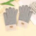Pulse Winter New Thickened Knitted For Men And Women, Cycling Plush Elastic Cold-Proof Gloves, Fingered Warm Woolen Gloves_viptrois.com