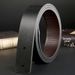 New toothless automatic buckle men's belt hole distance 5CM no card slot No buckle factory wholesale one-piece delivery_viptrois.com