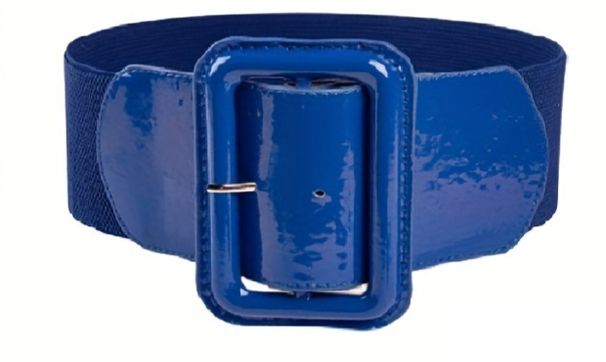 Women's belt retro elastic elastic belt square pin buckle belt_viptrois.com