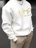 Men's Loose Casual Fashion FAITH HOPE LOVE Letter Pattern Printed Round Neck Long Sleeved Sweatshirt For Autumn And Winter_viptrois.com