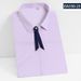 Men's Clothing Bamboo Fiber Stretch Blouse – Wrinkle-Resistant Office Shirt With Striped Design (Long/Short Sleeve,Eco-Friendly & Breathable)_viptrois.com