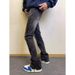 Retro Flared Jeans For Men Loose Straight Leg Trousers High Waist Spring Autumn Trendy High Street Style_viptrois.com