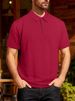 New Summer Loose Casual Polo Shirt With Jacquard Fabric For Men_viptrois.com