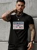 Gaming Style T Shirt Born To Play Game Mode Graphic Design Cotton Blend Casual Wear For Men Gaming Enthusiasts_viptrois.com