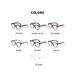 Retro Triangle Nail Unisex Reading Black Radiation Anti Blue Light Men's Flat Glasses Frame T1390_viptrois.com