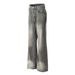Men's Clothing Retro 2025 High Grade Washed Dirty Inkjet Design Loose Men's Flared Denim Trousers_viptrois.com