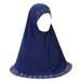 Medium 70cm hot diamond hat Malay gauze scarf H146_viptrois.com