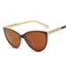 Sunglasses New Sunglasses Women's Round Face Personality Cat Eye Diamond Polarized Lenses Retro Sunglasses 8622_viptrois.com