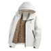 Pure Winter Goose Men's Down Inner Liner Three-in-One 0.05kg Piece Set Couple Style Windproof Waterproof Hooded Jacket_viptrois.com