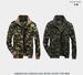 Men's Vintage Military Camo Jacket – Lightweight Cotton Workwear Coat (Army Green/Khaki)_viptrois.com