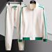 Men's Clothing 2024 New Suit Men's Clothing Spring And Autumn Handsome Men's Clothing With Sports Basketball Sweatshirt And Sweatpants Two-Piece Set_viptrois.com