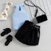 Baby clothes Two-piece lederhosen suit for kids and girls_viptrois.com
